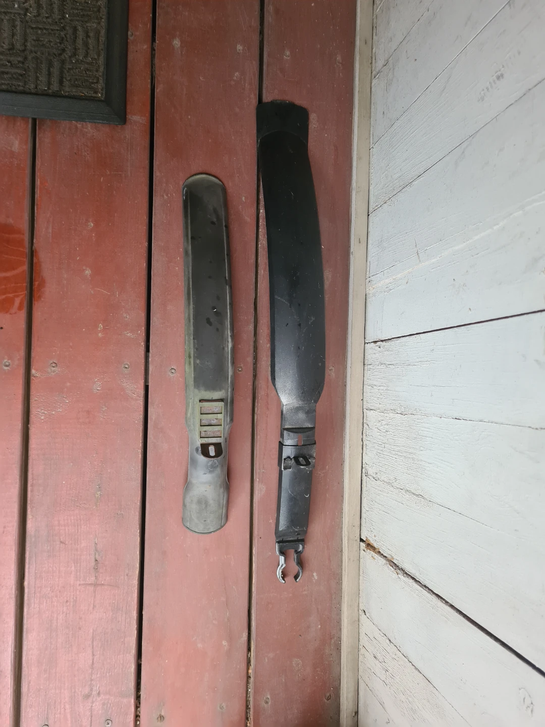 Two Black Bicycle Fenders - photo 2