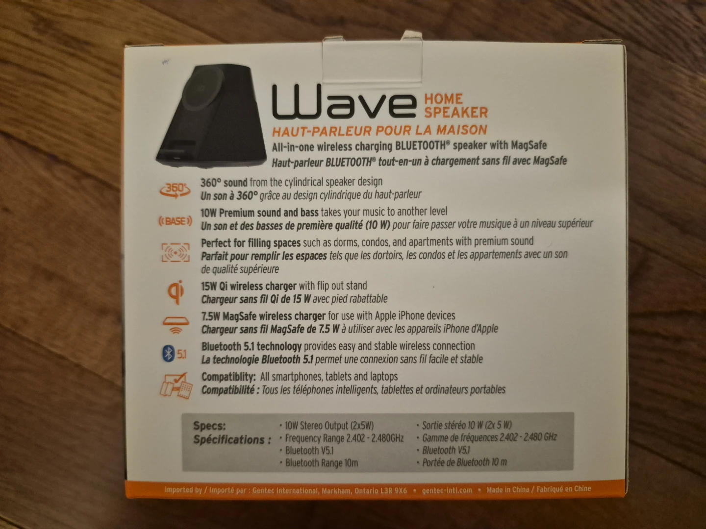 iQ Wave Home Speaker with Wireless Charging - photo 2