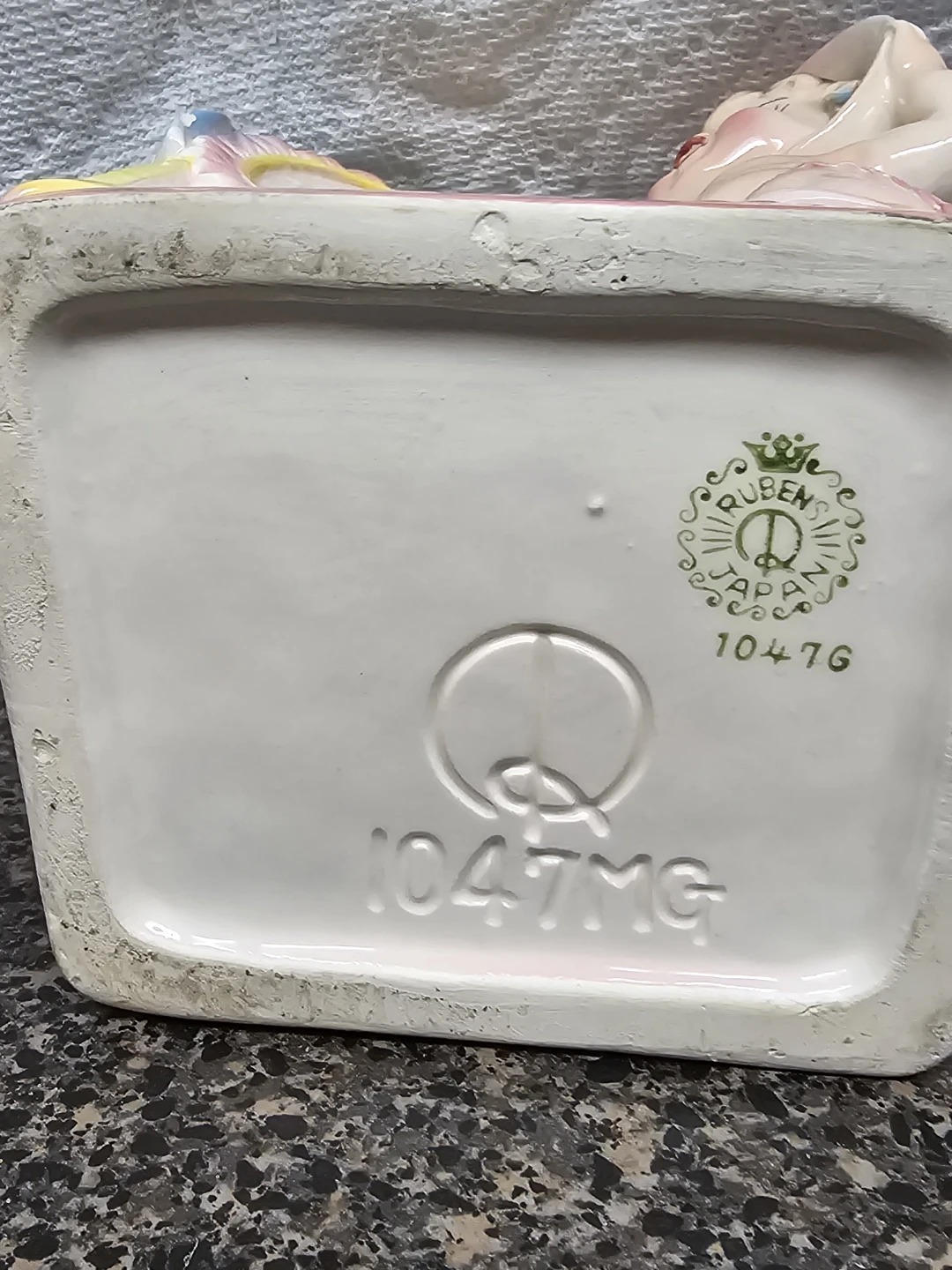 Vintage Rubens Japan Ceramic Baby Planter - photo 3