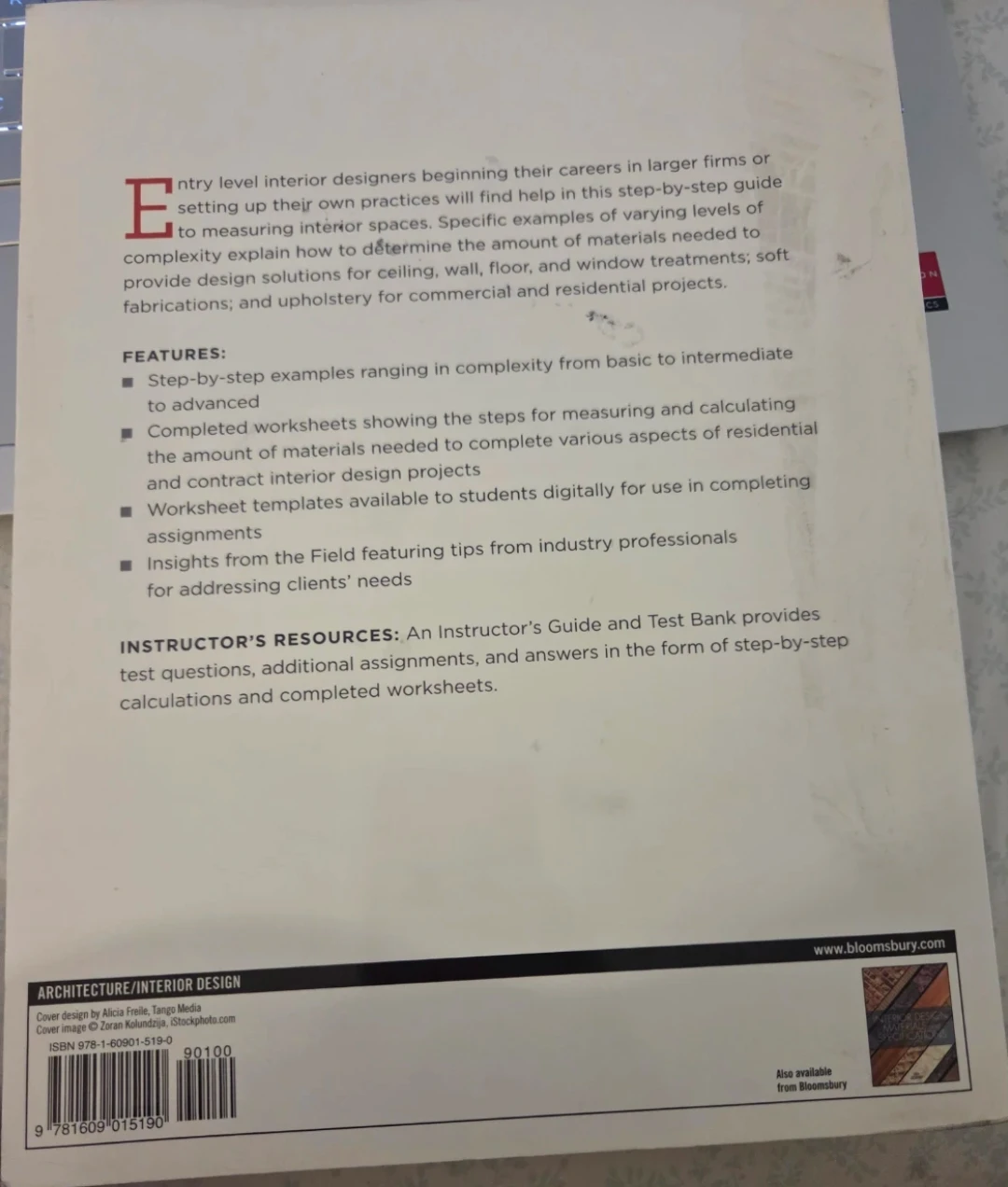 Estimating and Costing for Interior Designers Workbook - photo 3
