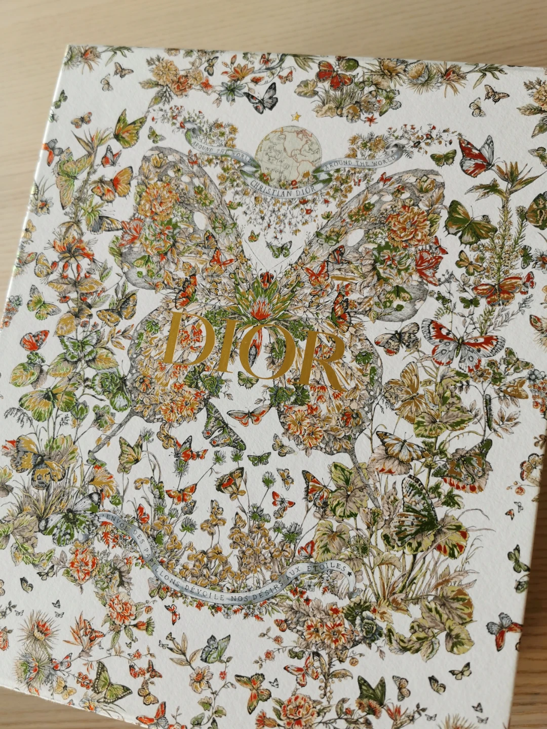 🇫🇷 DIOR Decorative Floral Print Box with Ribbon - photo 2