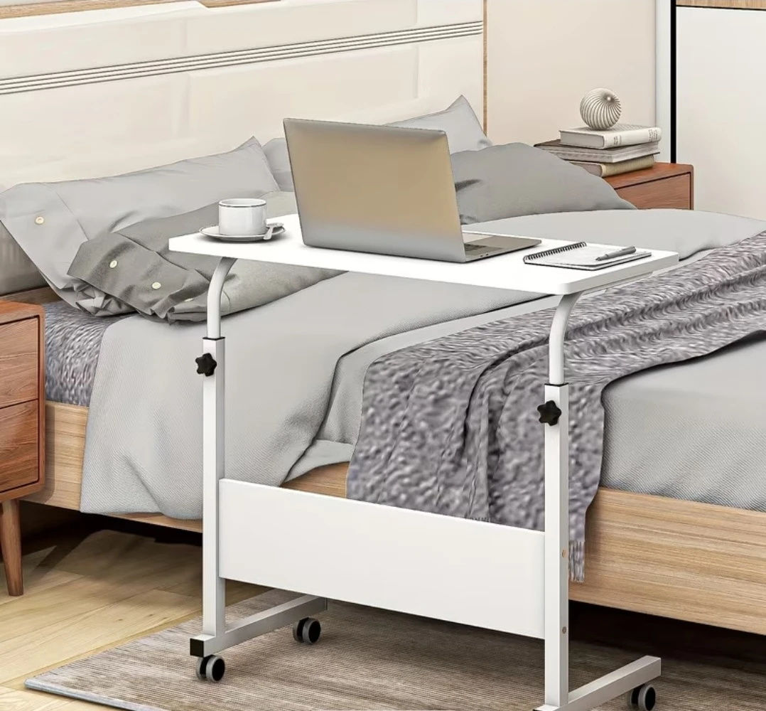 Adjustable Rolling Bedside Table