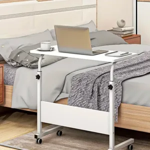 Adjustable Rolling Bedside Table