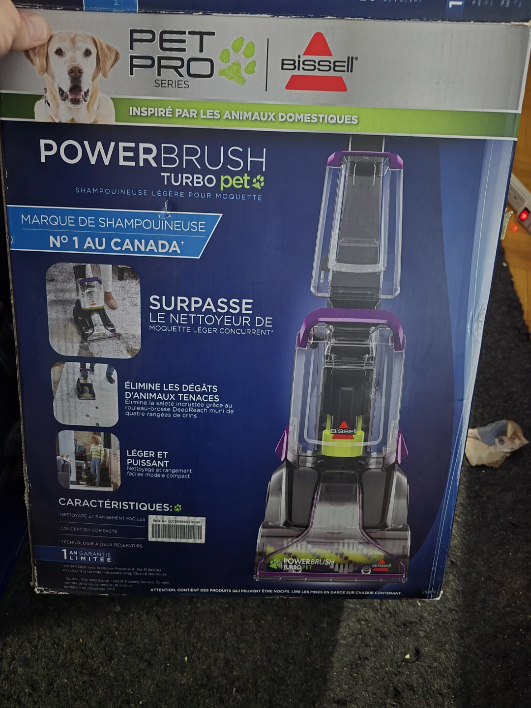 BISSELL PowerBrush Turbo Pet Carpet Cleaner