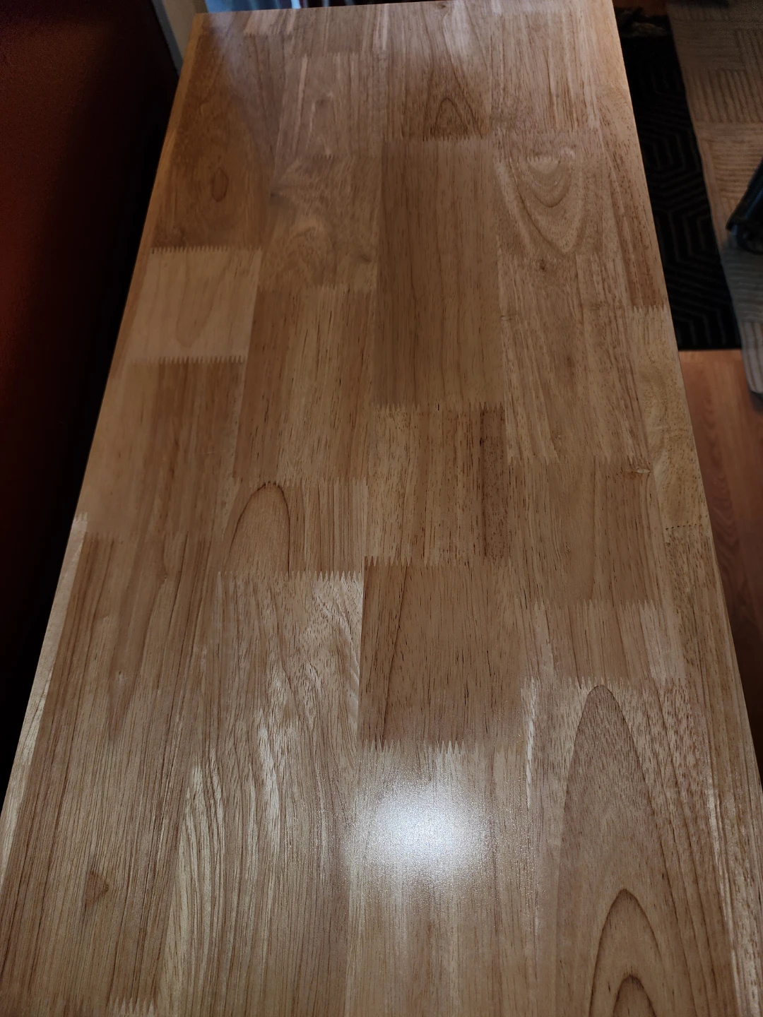 Grey Kitchen Island with Wood Top - photo 4