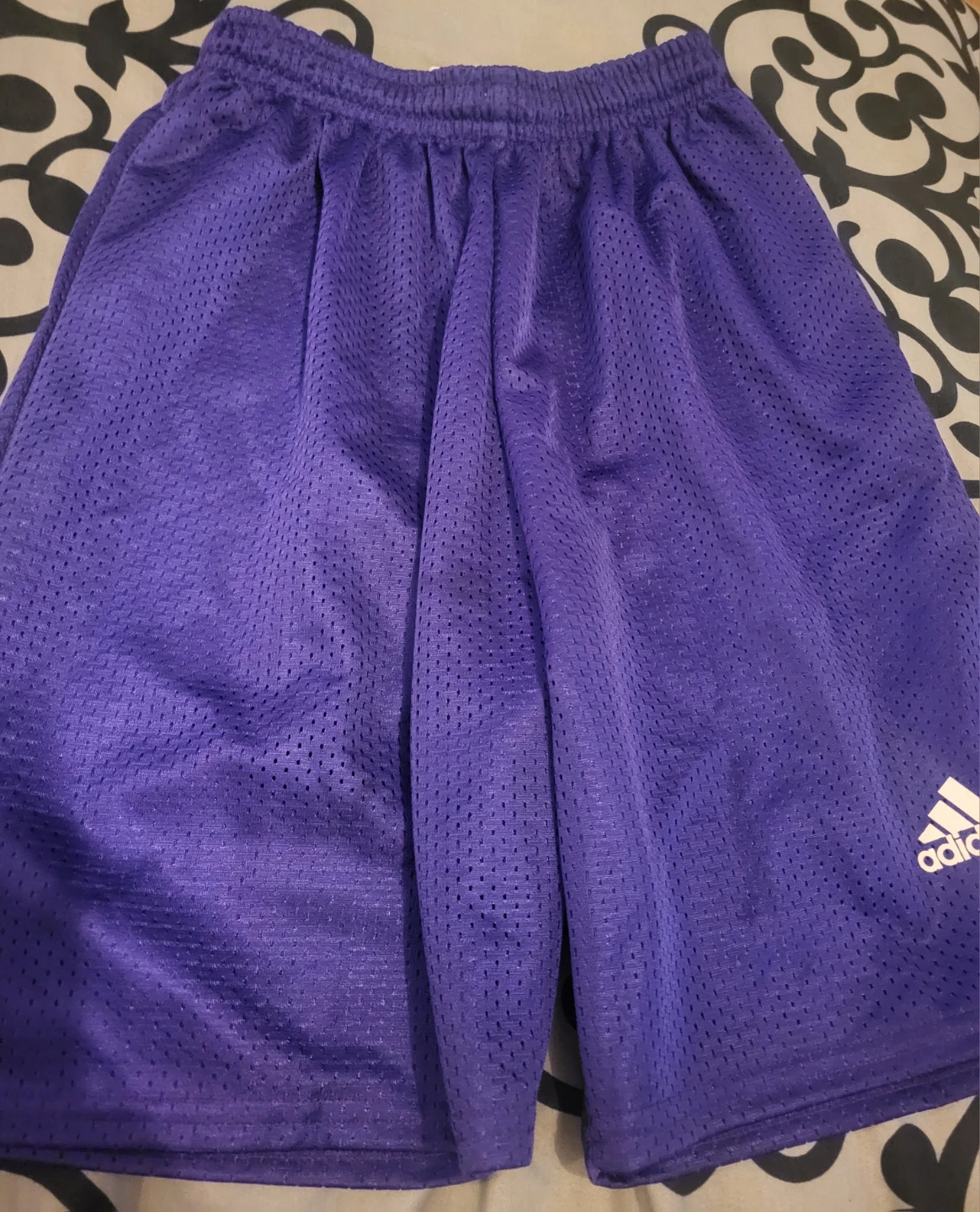 Adidas Purple Mesh Shorts Size S - New w/o tags