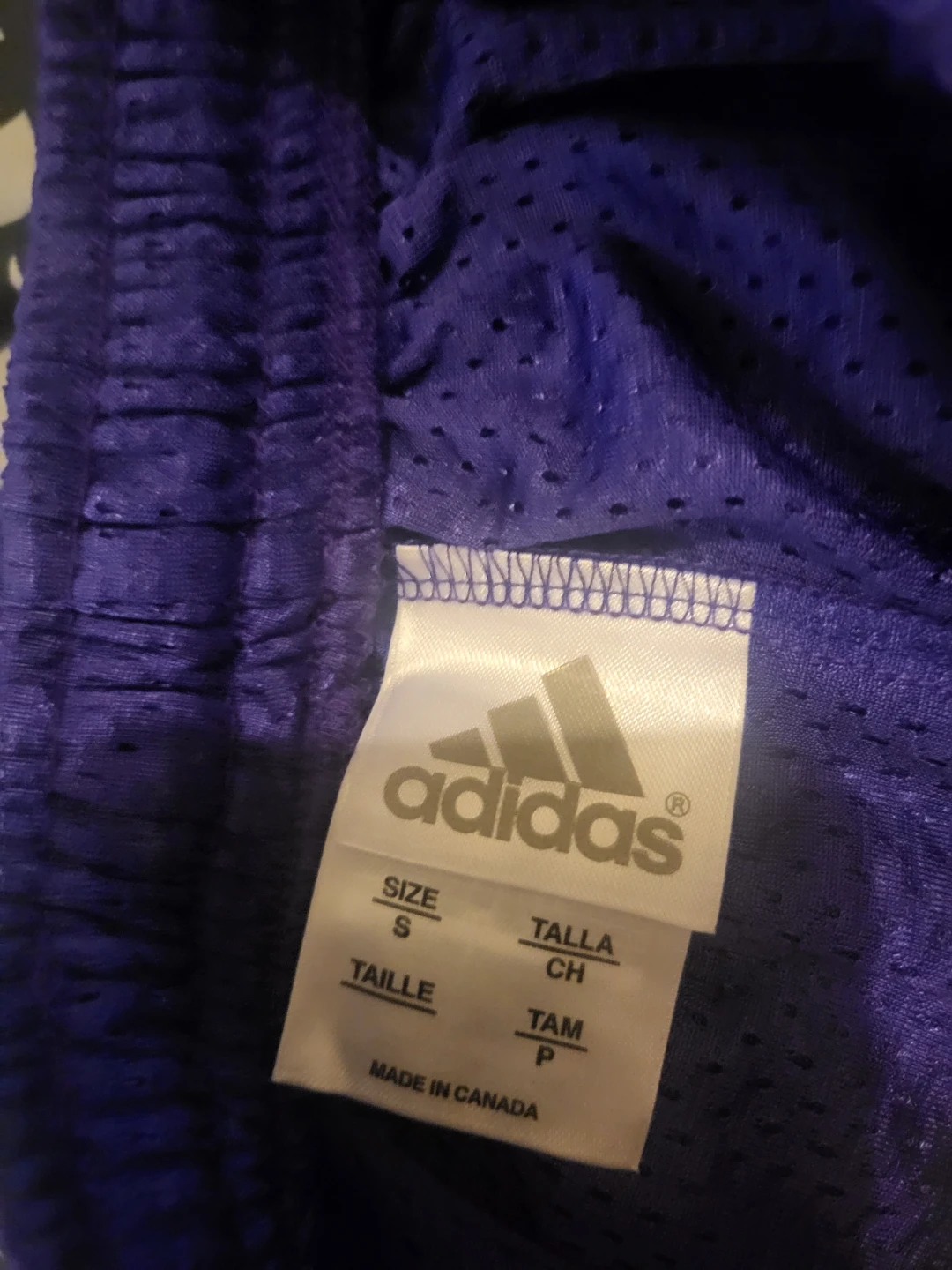 Adidas Purple Mesh Shorts Size S - New w/o tags - photo 2