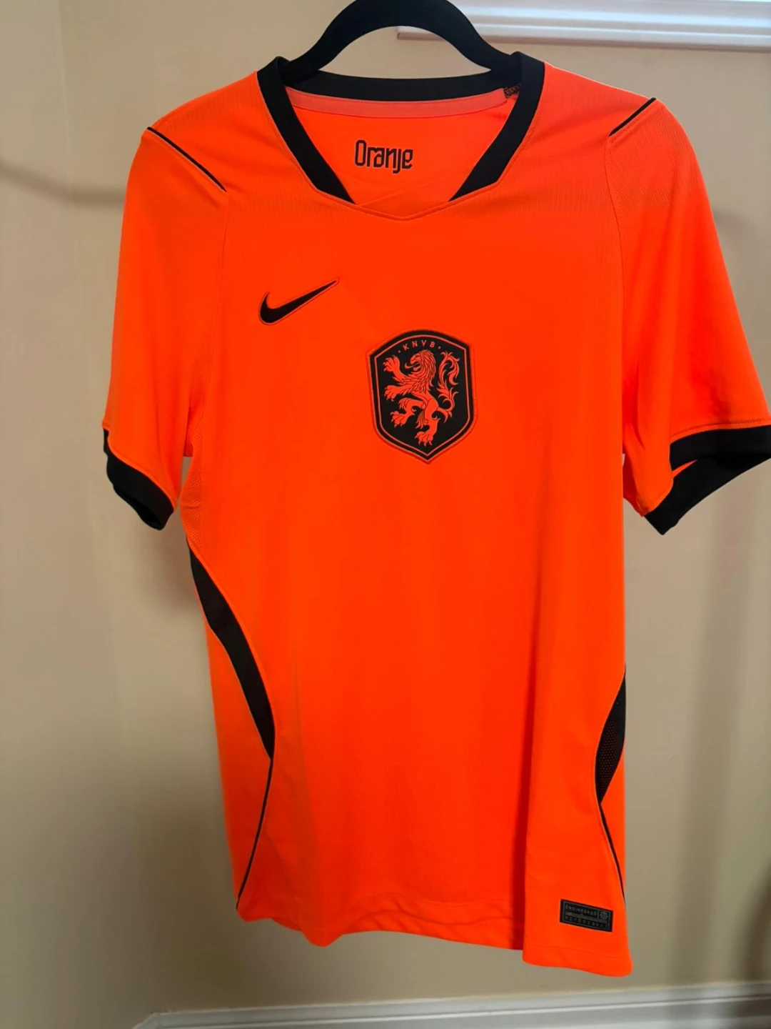 Nike Netherlands National Team Orange Football Jersey