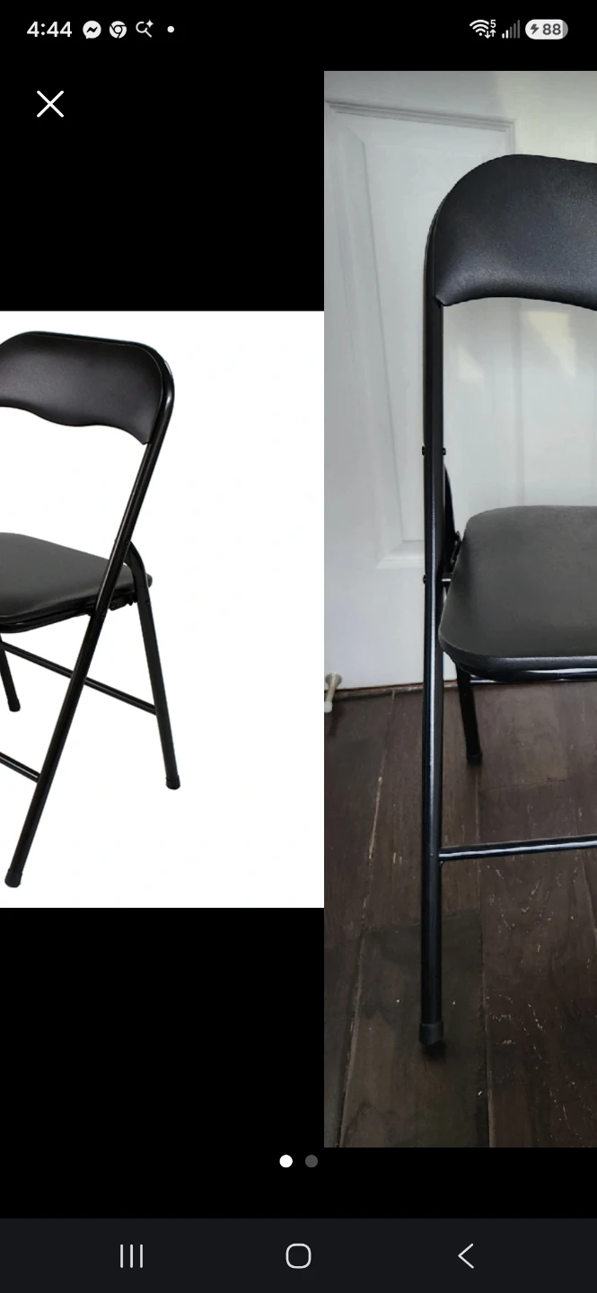Black Folding Chair