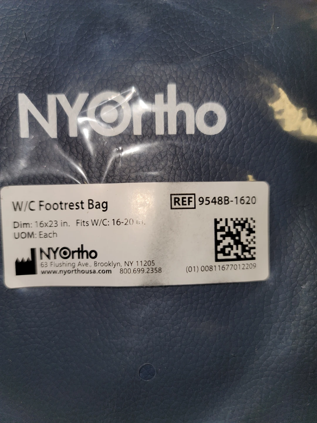 NYOrtho Wheelchair Footrest Bag 9548B-1620 - photo 3