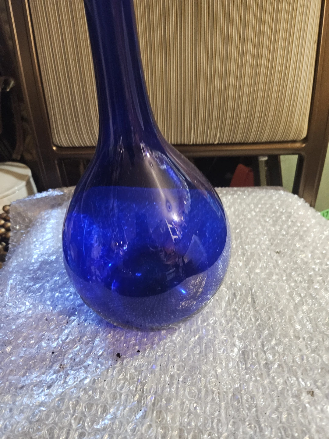 Blue Glass Vase - photo 3