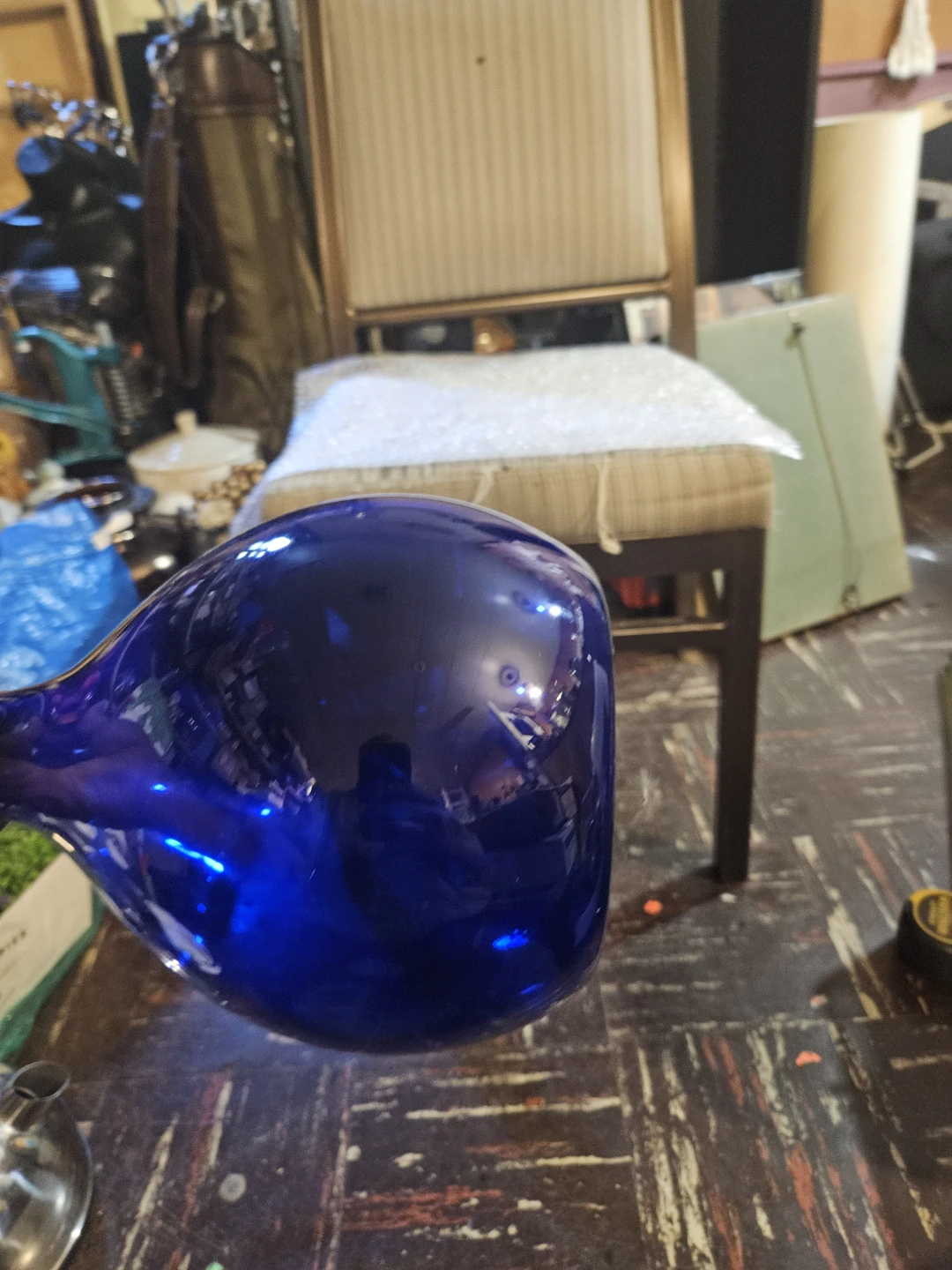 Blue Glass Vase - photo 5