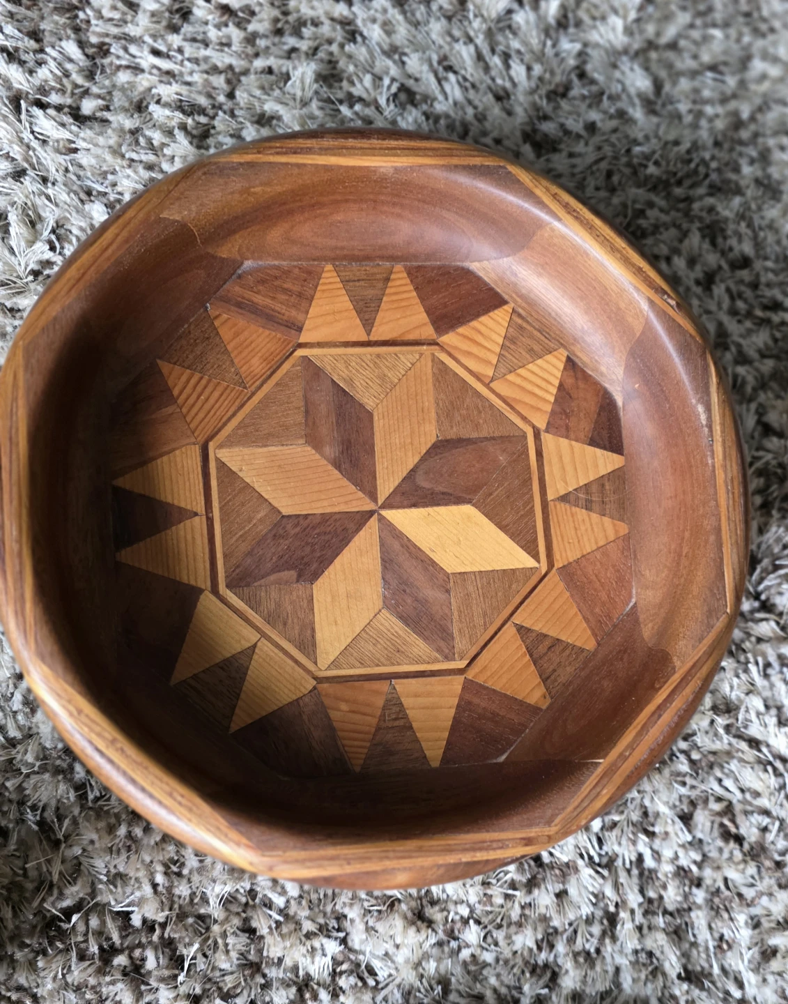 Beautiful wood turned vase, bowls, Burl wood tray, wood base - photo 2