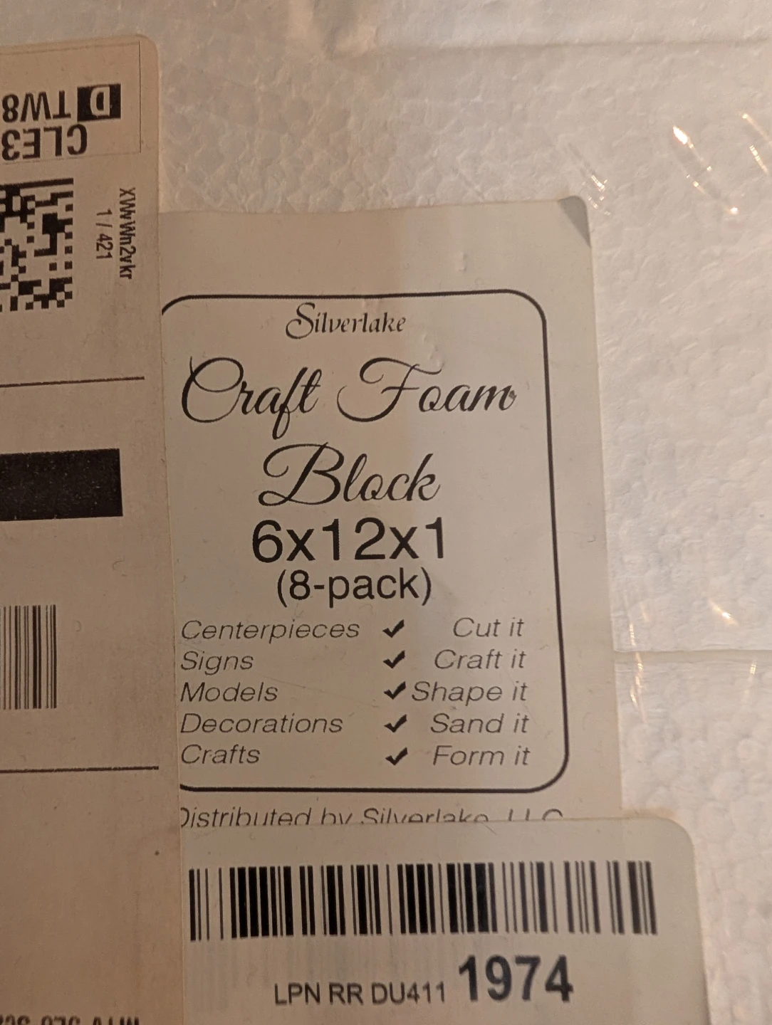 Brand NEW Silverlake Craft Foam Block (8-pack) - photo 2