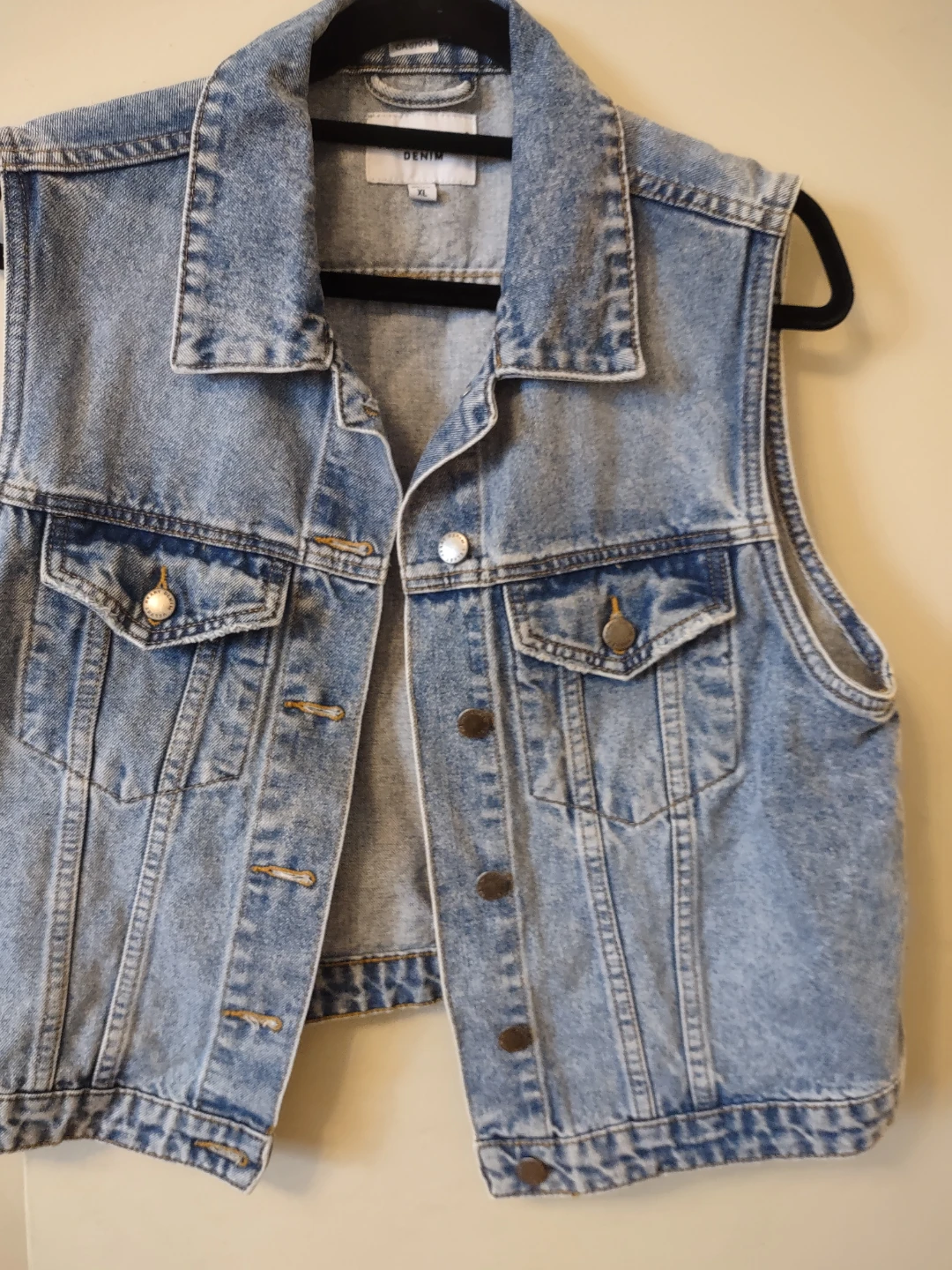 (NEW) Velvet Heart Denim Vest XL unisex - photo 3