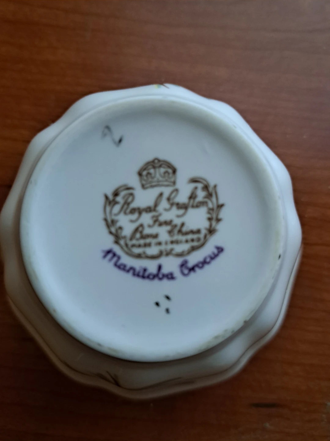 Royal Grafton "Manitoba Crocus" Bone China Bowl