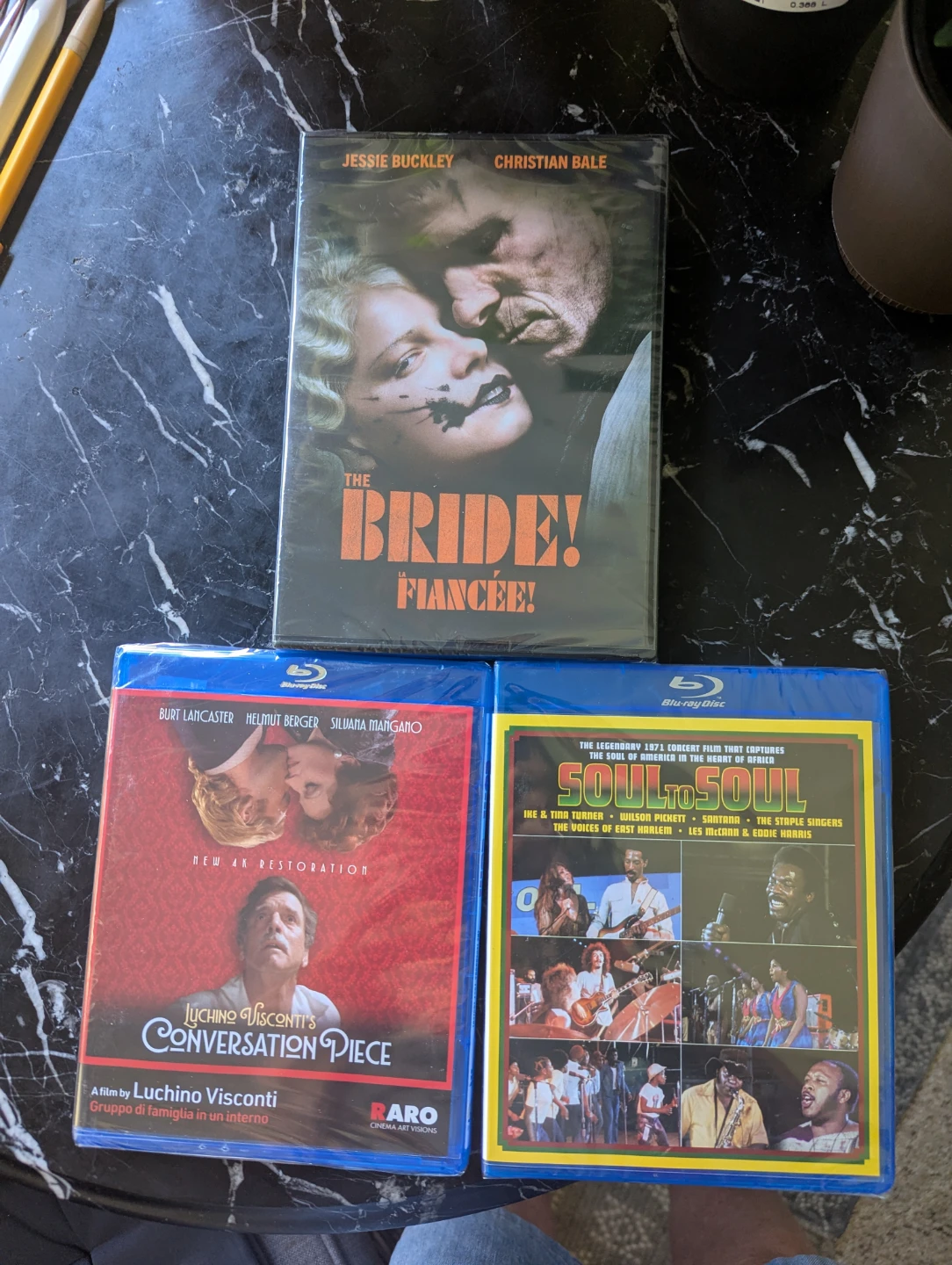 New Blu-rays and DVDS