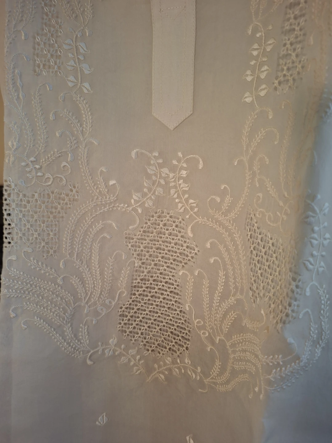 ⚽White Embroidered Barong Tagalog Shirt - photo 2