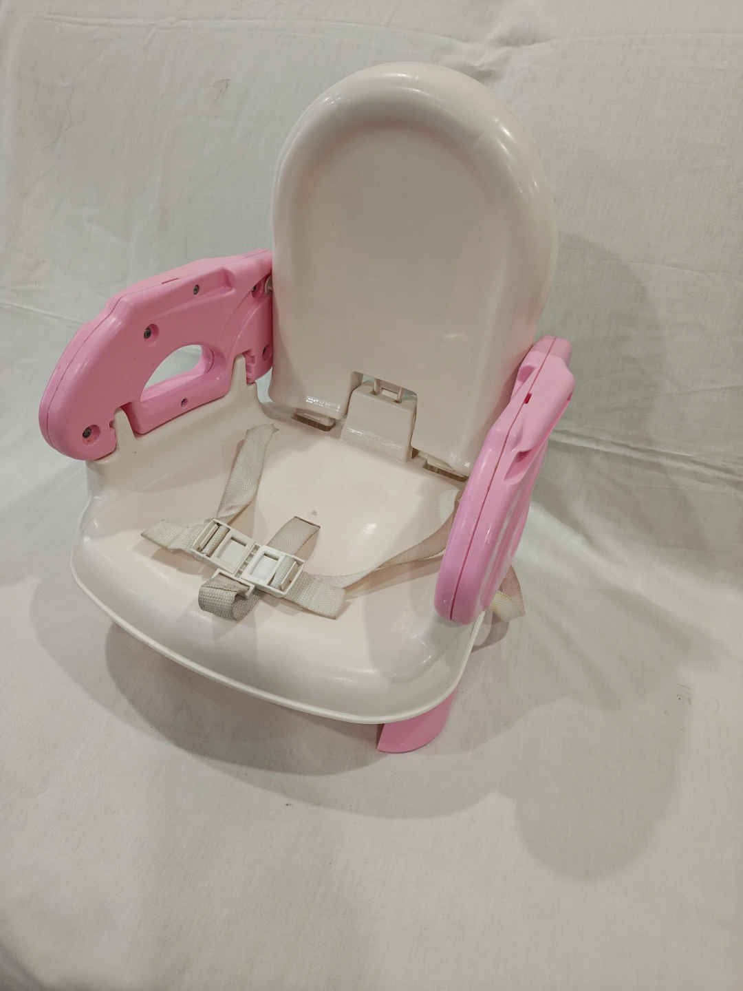 Pink and White Portable Booster Seat - photo 2