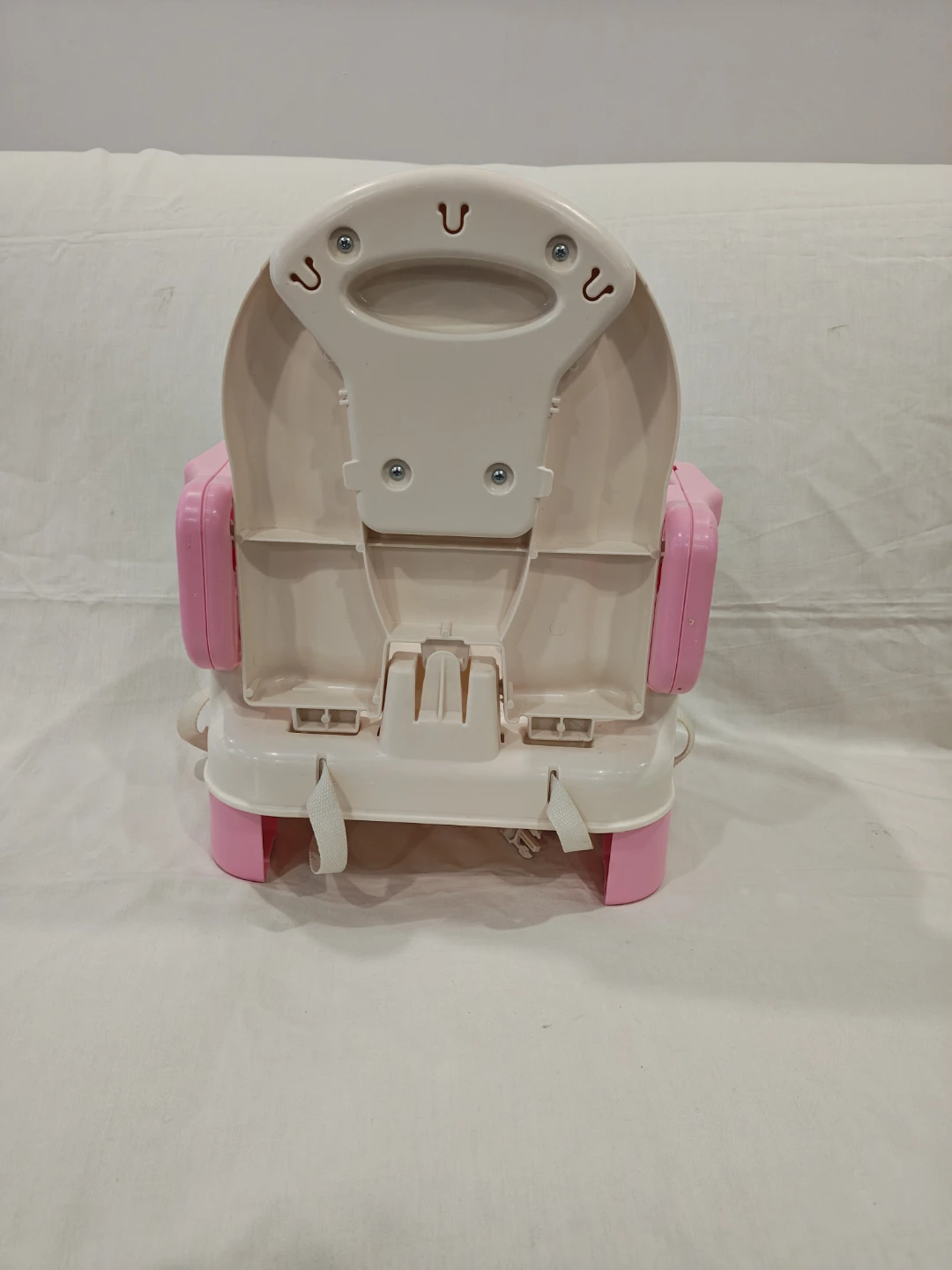 Pink and White Portable Booster Seat - photo 3
