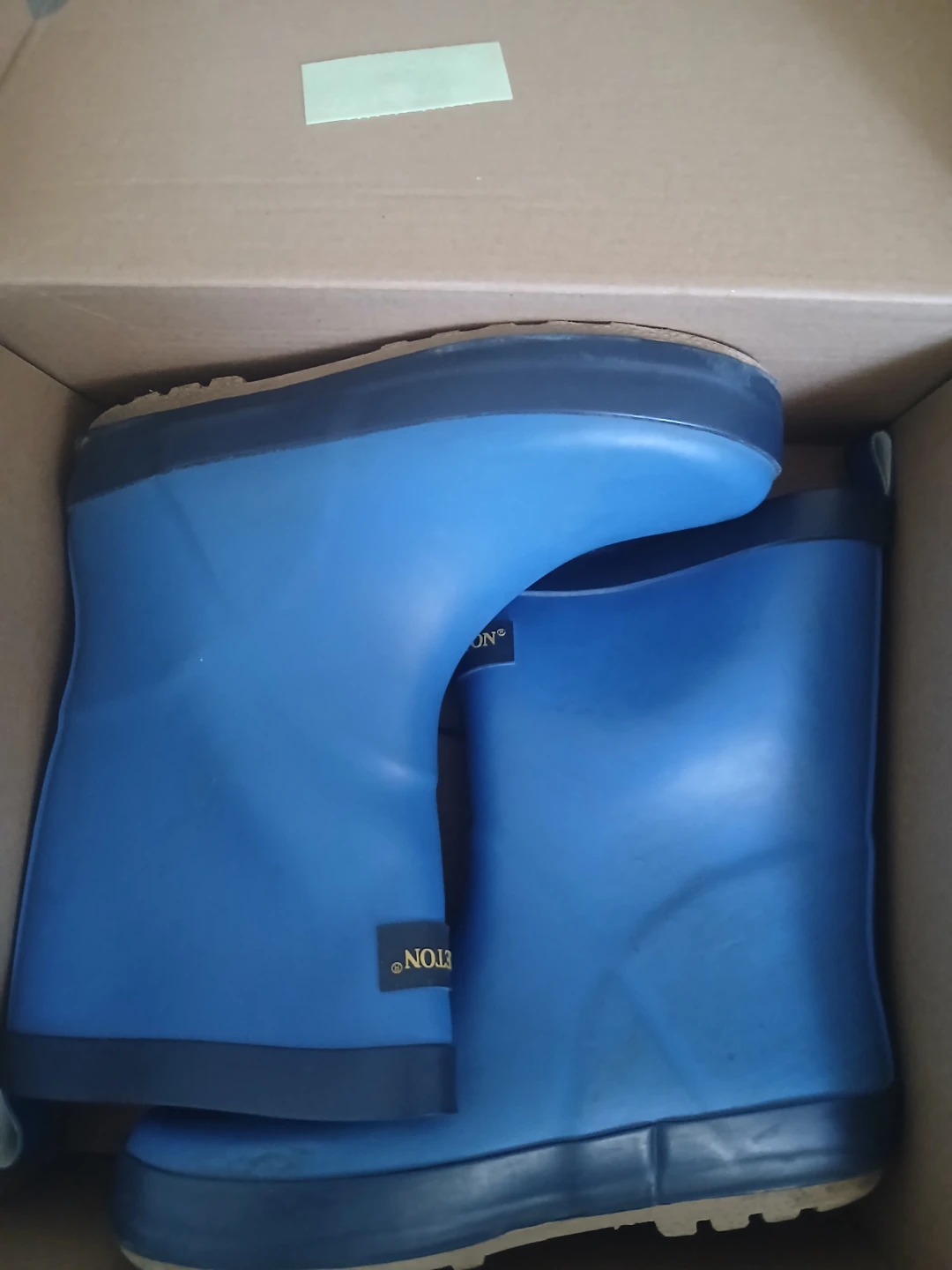 Pendleton Blue Rubber Rain Boots