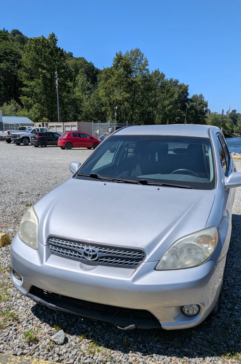 Silver Toyota Matrix TRD automatic