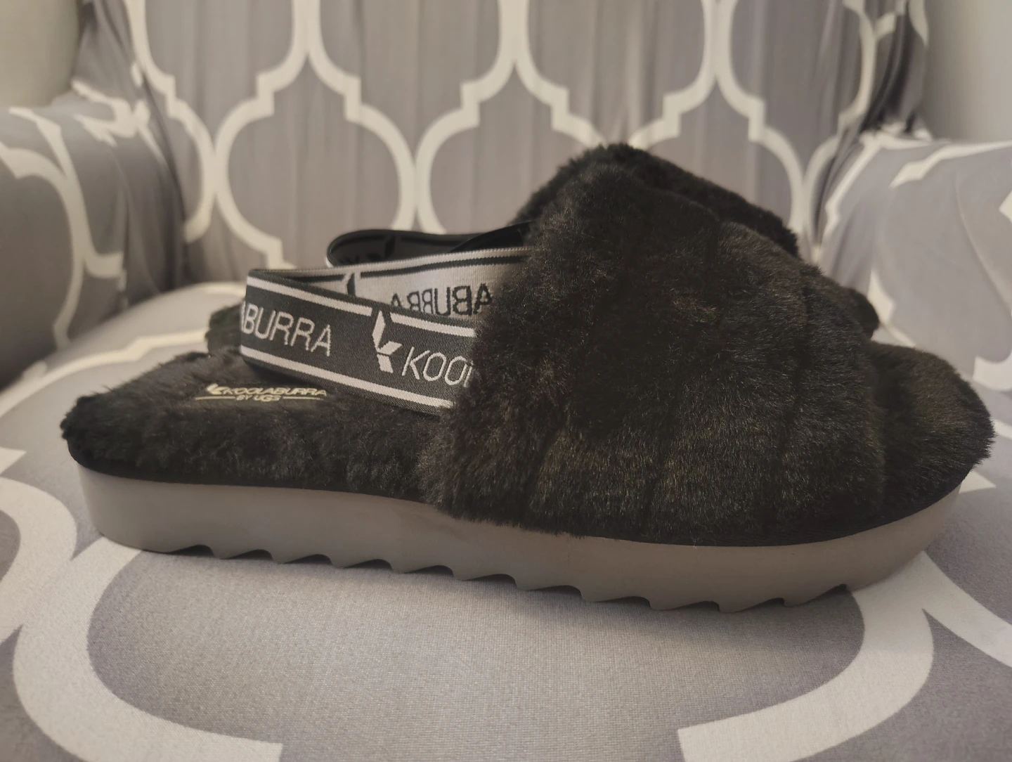 Koolaburra by UGG Black Fuzzy Slide Slippers - photo 2