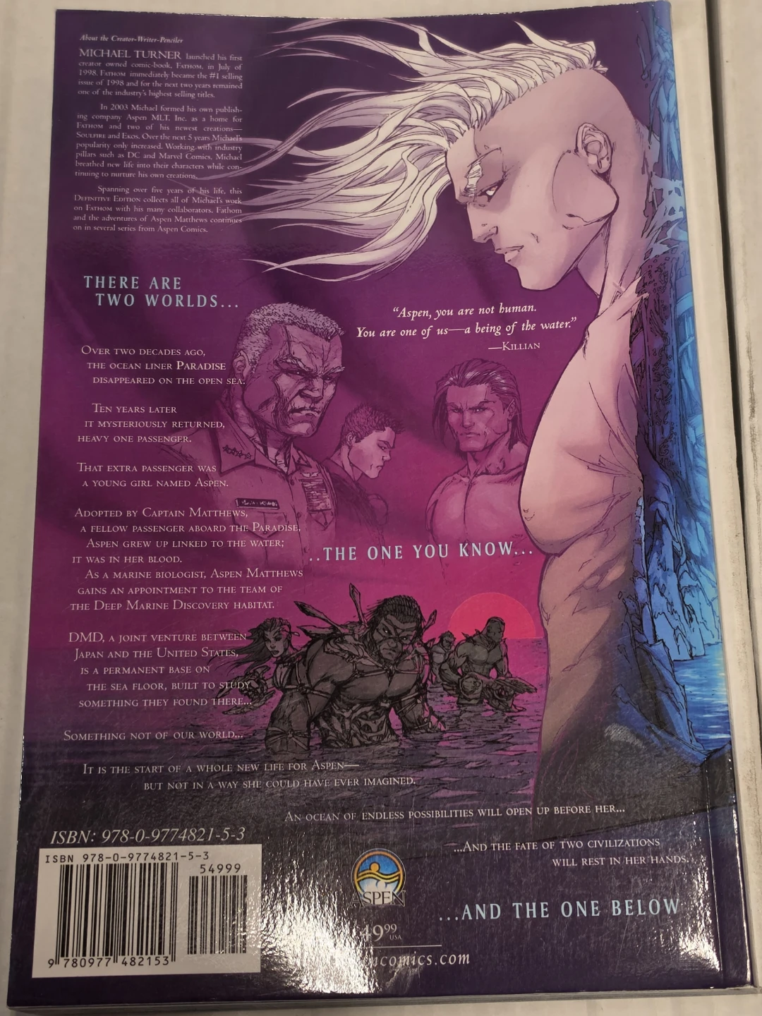 Michael Turner's Fathom The Definitive Edition Comic Book - photo 2