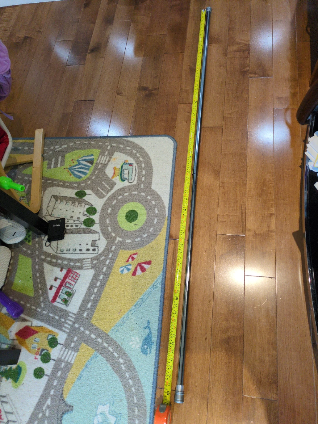 NEW - adjustable Chrome Curtain Rod - photo 2
