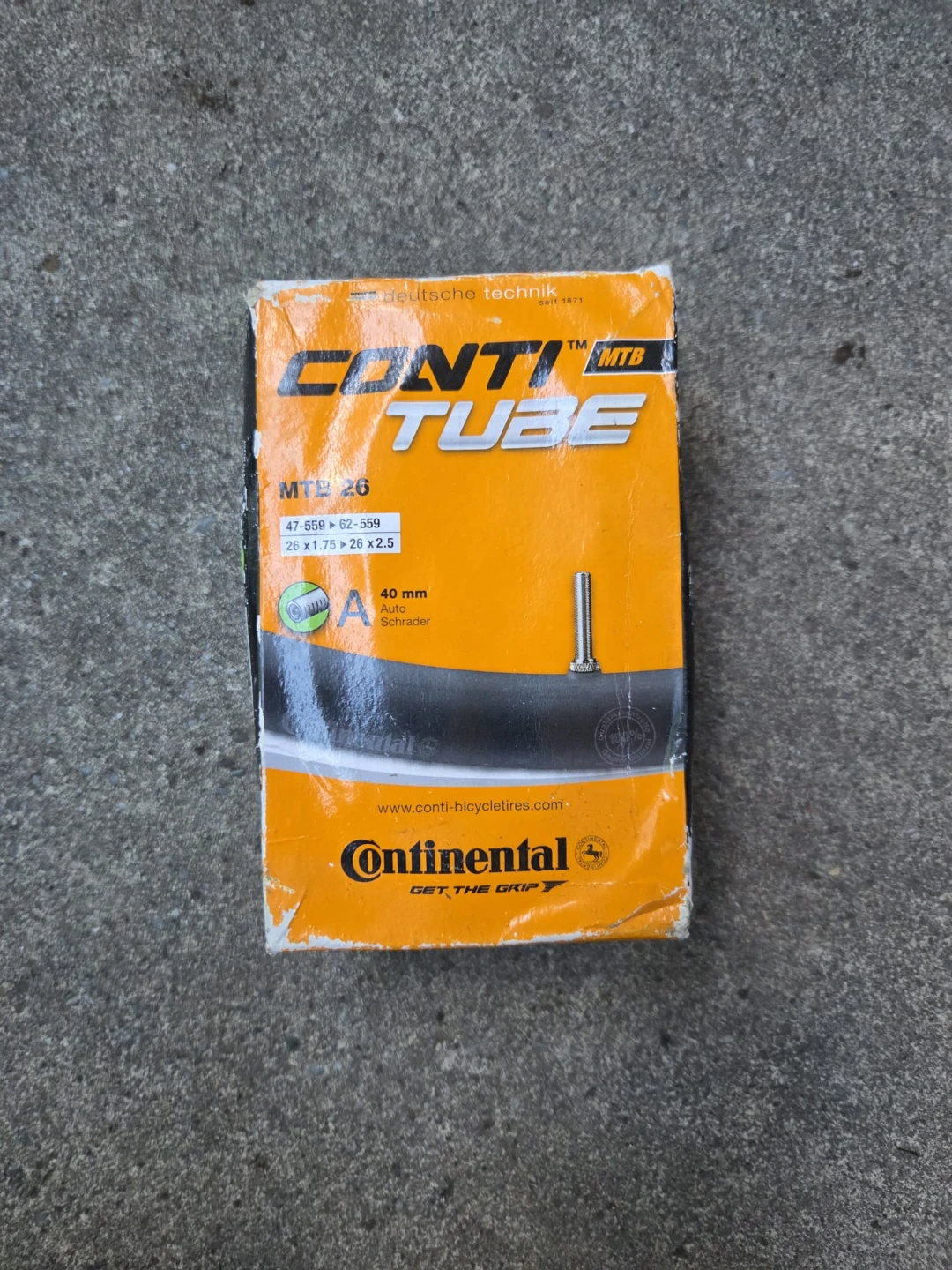 ⚽️Continental Conti Tube MTB 26" Inner Tube