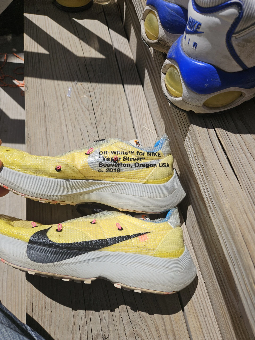 Off-White x Nike Vapor Street Yellow Shoes - photo 3