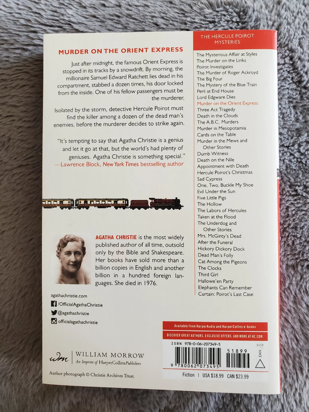 Agatha Christie Murder on the Orient Express Book ⚽ - photo 2