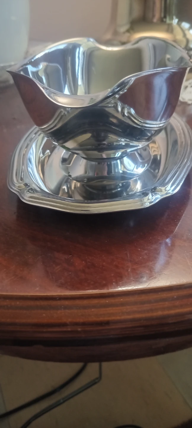 Stainless Steel Gravy Boat with Saucer - photo 5