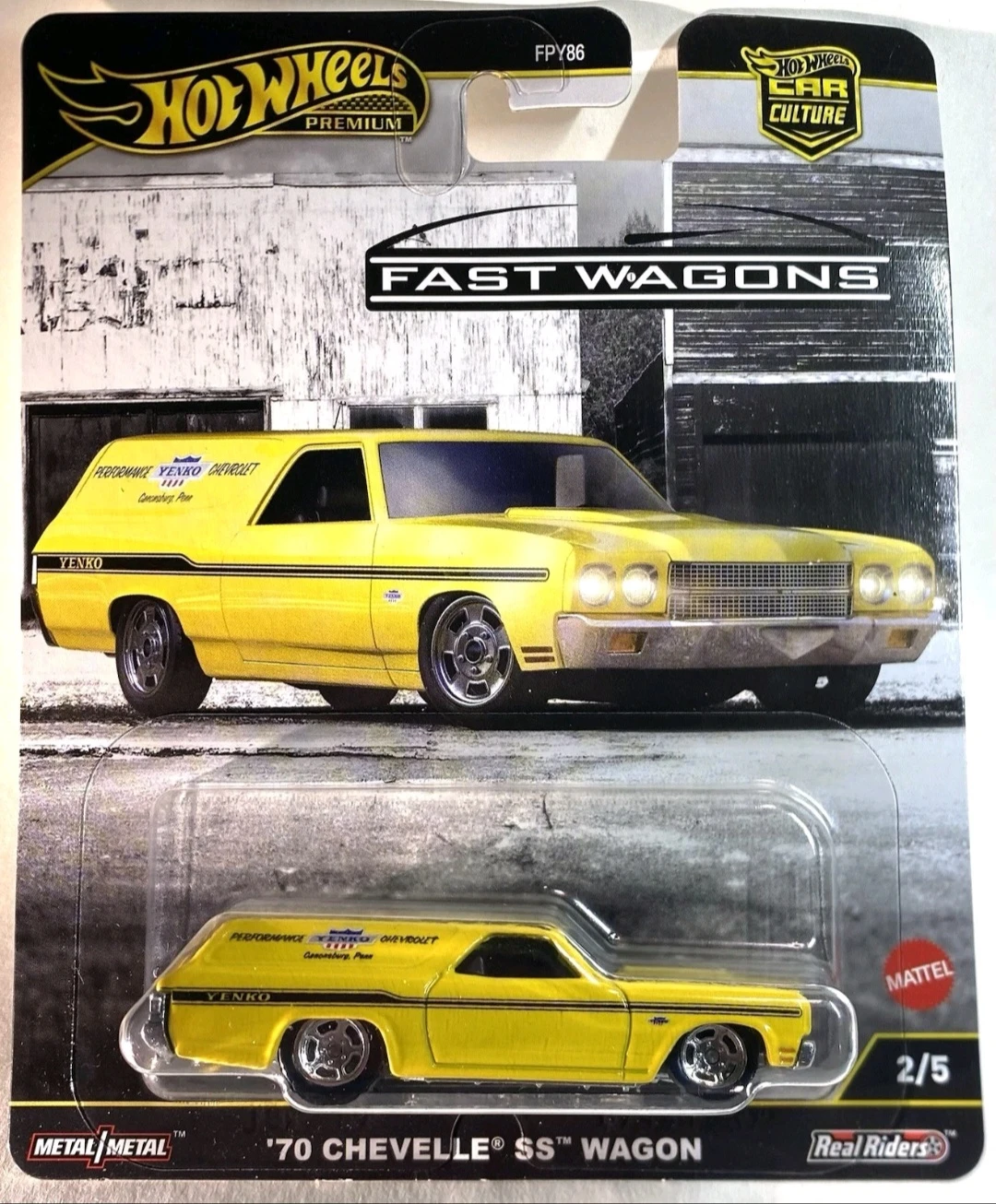 Hot Wheels Premium '70 Chevelle SS Wagon