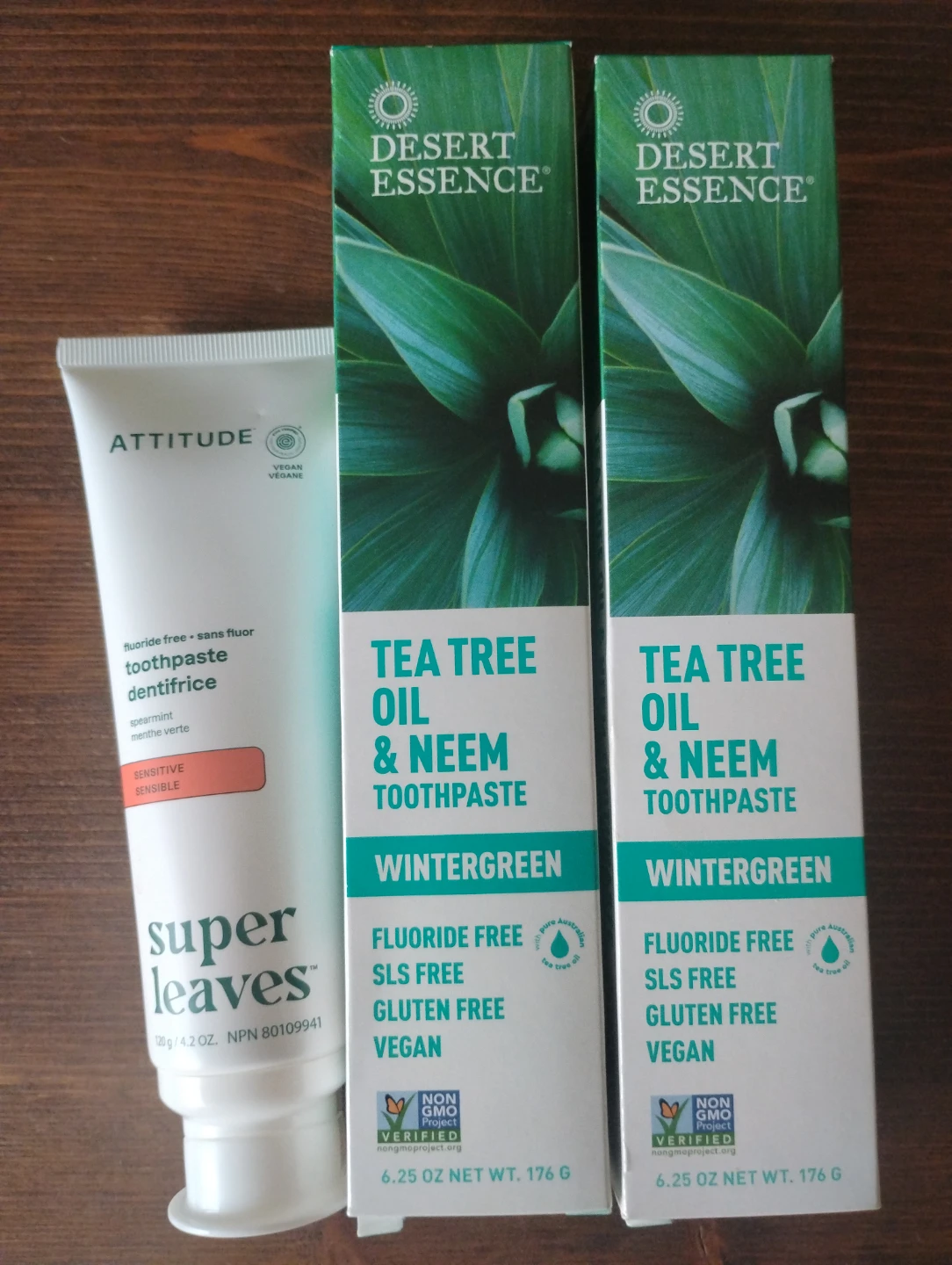 3 Fluride-free Toothpastes