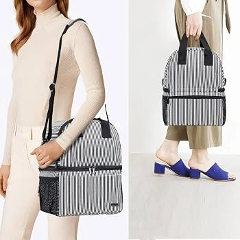 Breast Pump Bag Tote with Cooler Compartment; for Breast Pump - photo 2