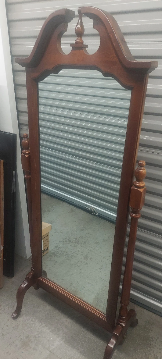 Wooden Cheval Mirror - photo 2