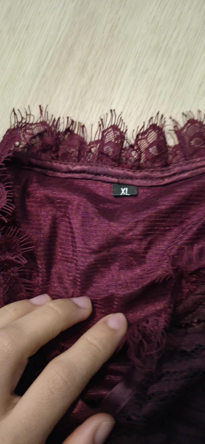 Maroon Lace Dress - Size XL - photo 2