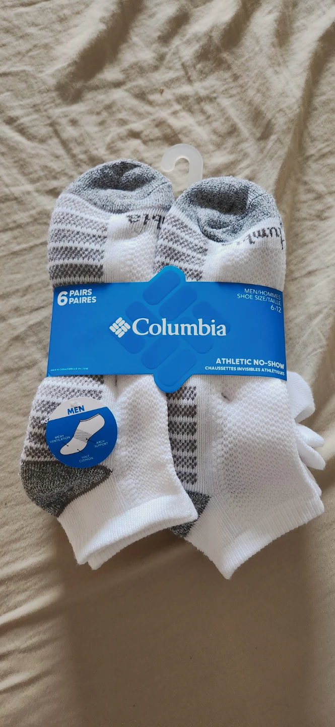 New Columbia Men's No-Show Socks