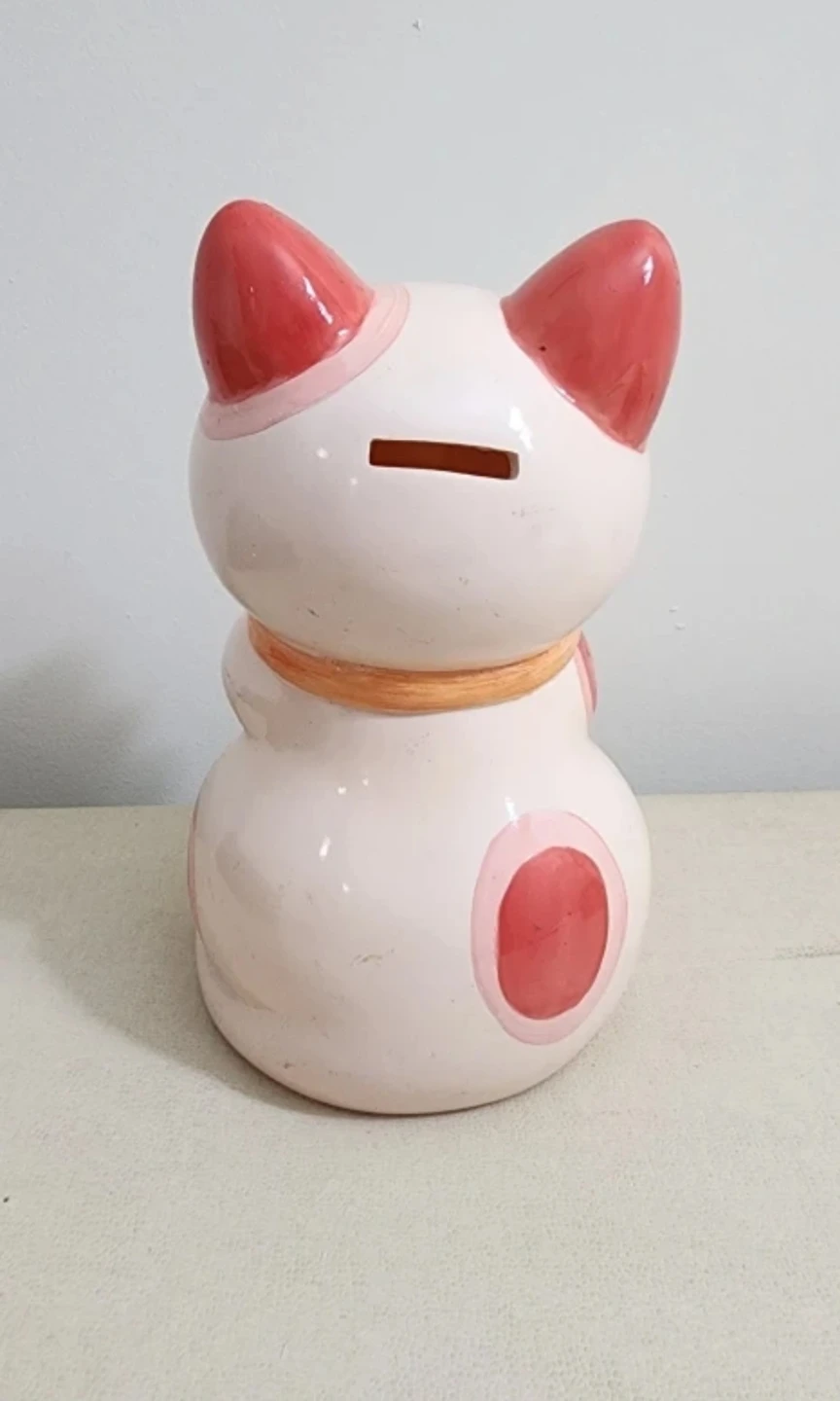 Ceramic Lucky Cat Coin Bank ⚽ - photo 2