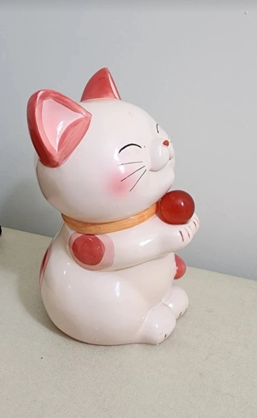 Ceramic Lucky Cat Coin Bank ⚽ - photo 3