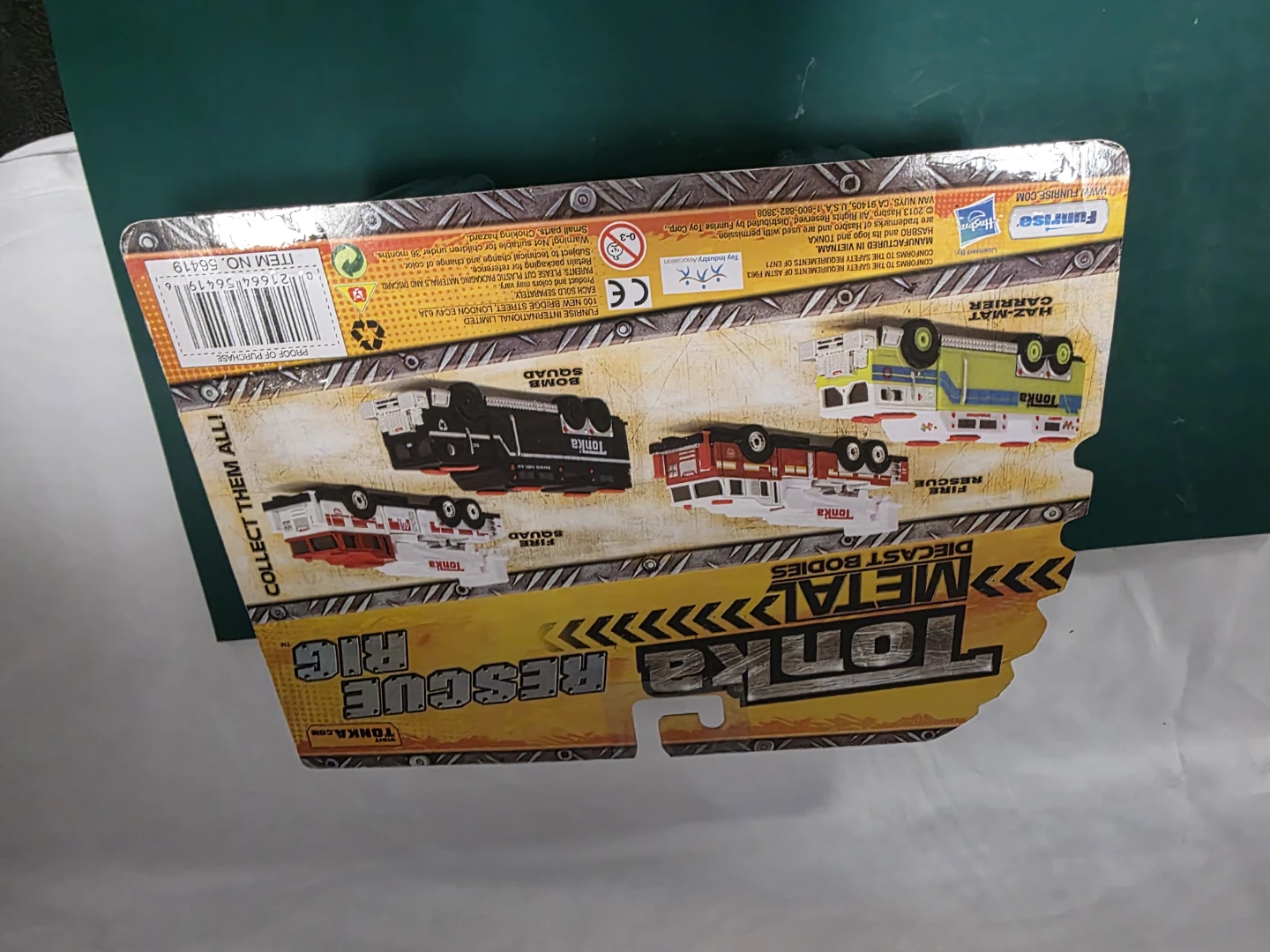 Tonka Metal Diecast Rescue Rig Bomb Squad Toy Truck - photo 5