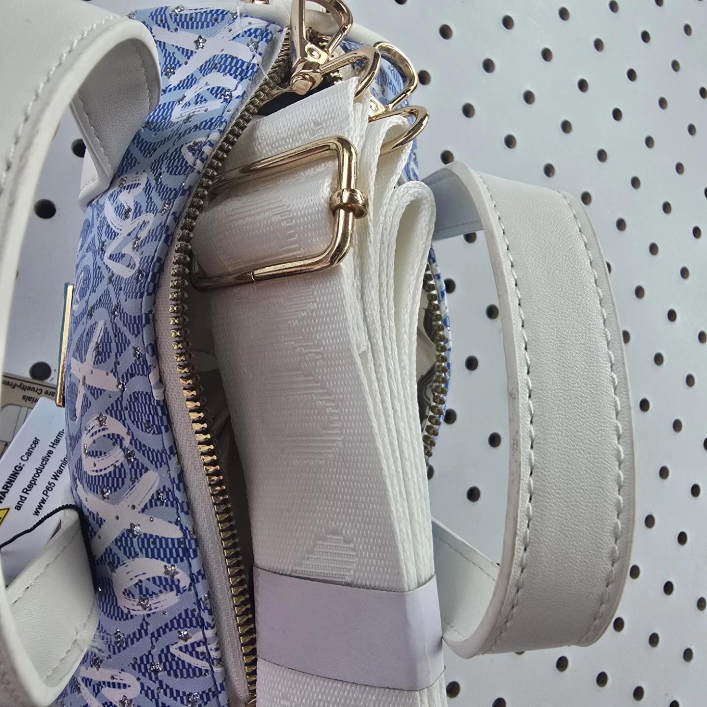 XOXO Blue & White Monogram Barrel Bag - photo 5