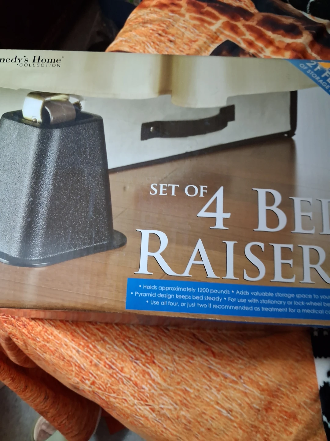 Set of 4 Kennedy's Home Collection Bed Raisers - photo 3