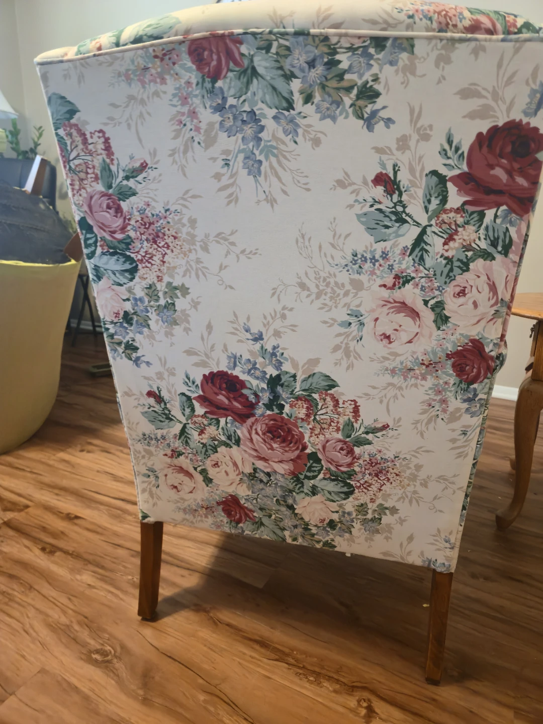Floral Wingback Accent Chair - photo 3
