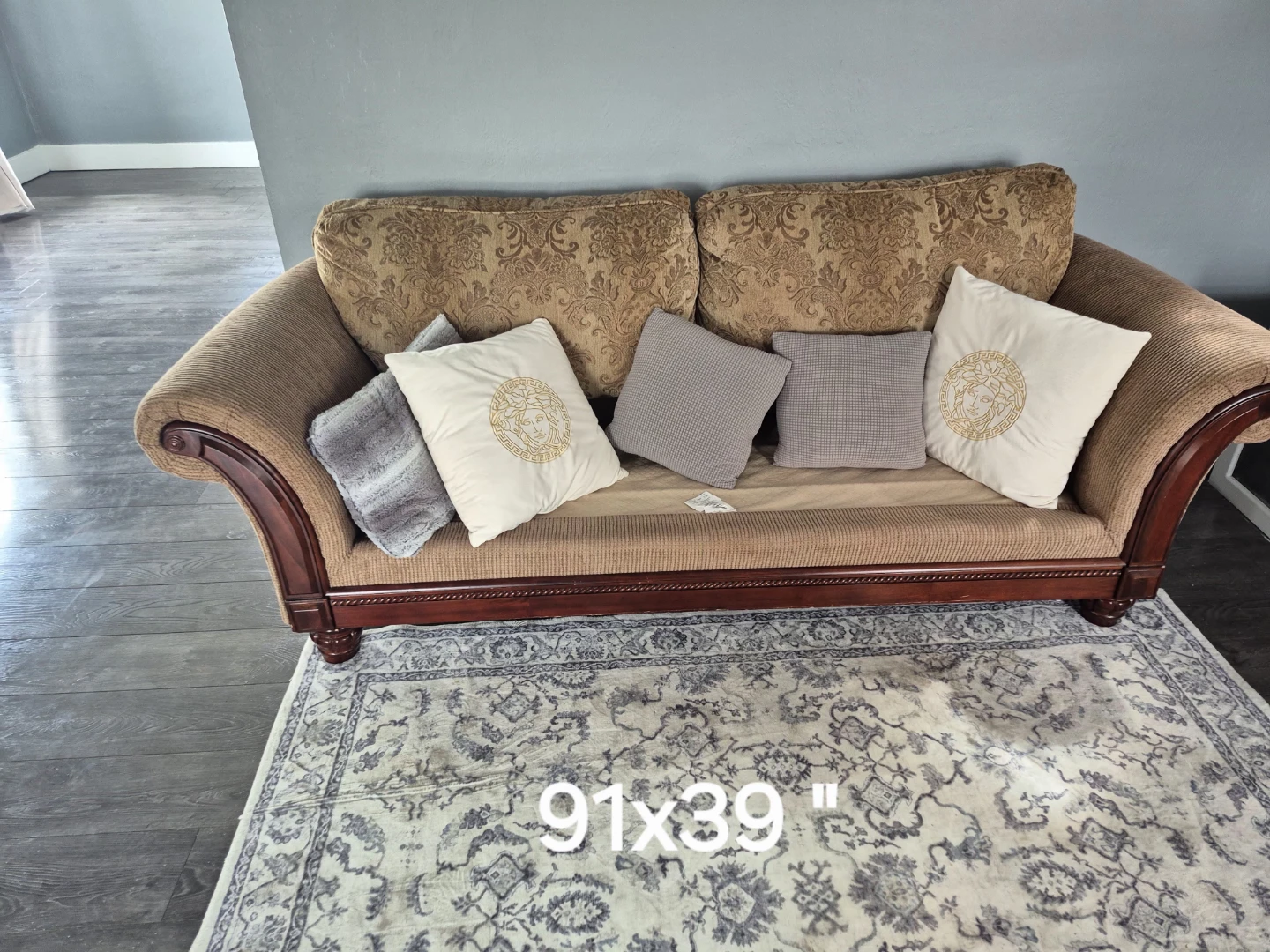 Sofa and chair $500