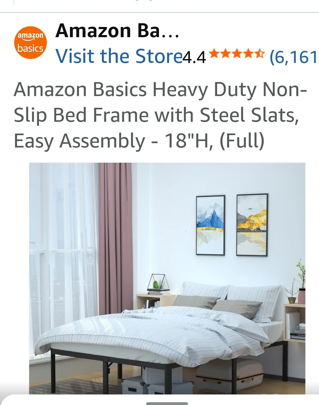 Full Platform Bed Frame - photo 3