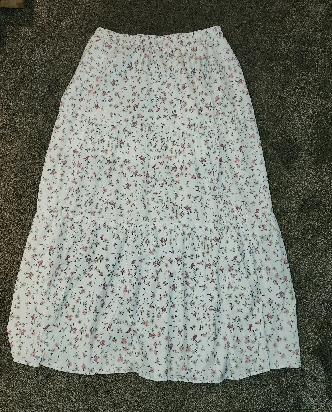 Byouqo Floral Tiered Maxi Skirt XL ⚽ - photo 2