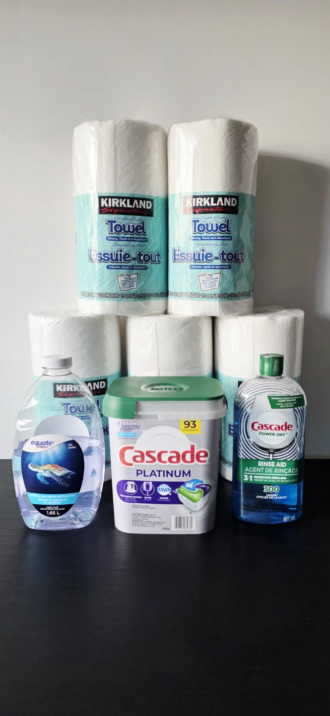 Kitchen Towels + Cascade Dishwasher Pods/Rinse Aid + Hand Soap - photo 2
