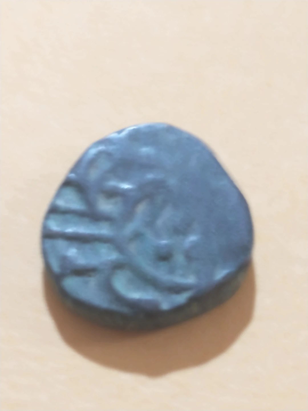 Shahi Dynasty Medieval Bronze Indian Jital Coin to research! - photo 4